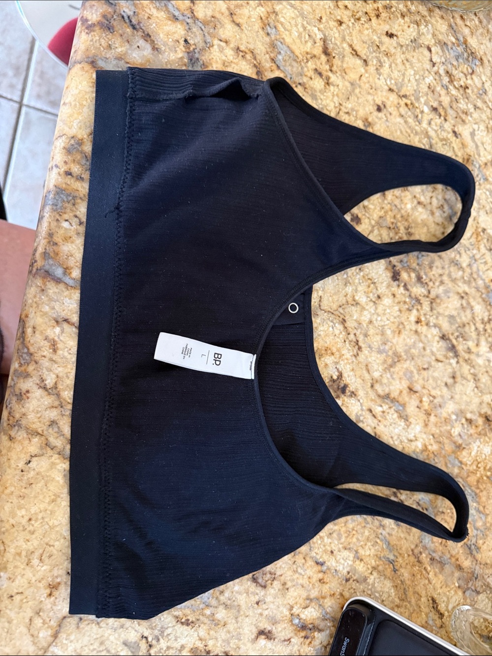 Black Ribbed Bralette - Women Intimates & Sleepwear